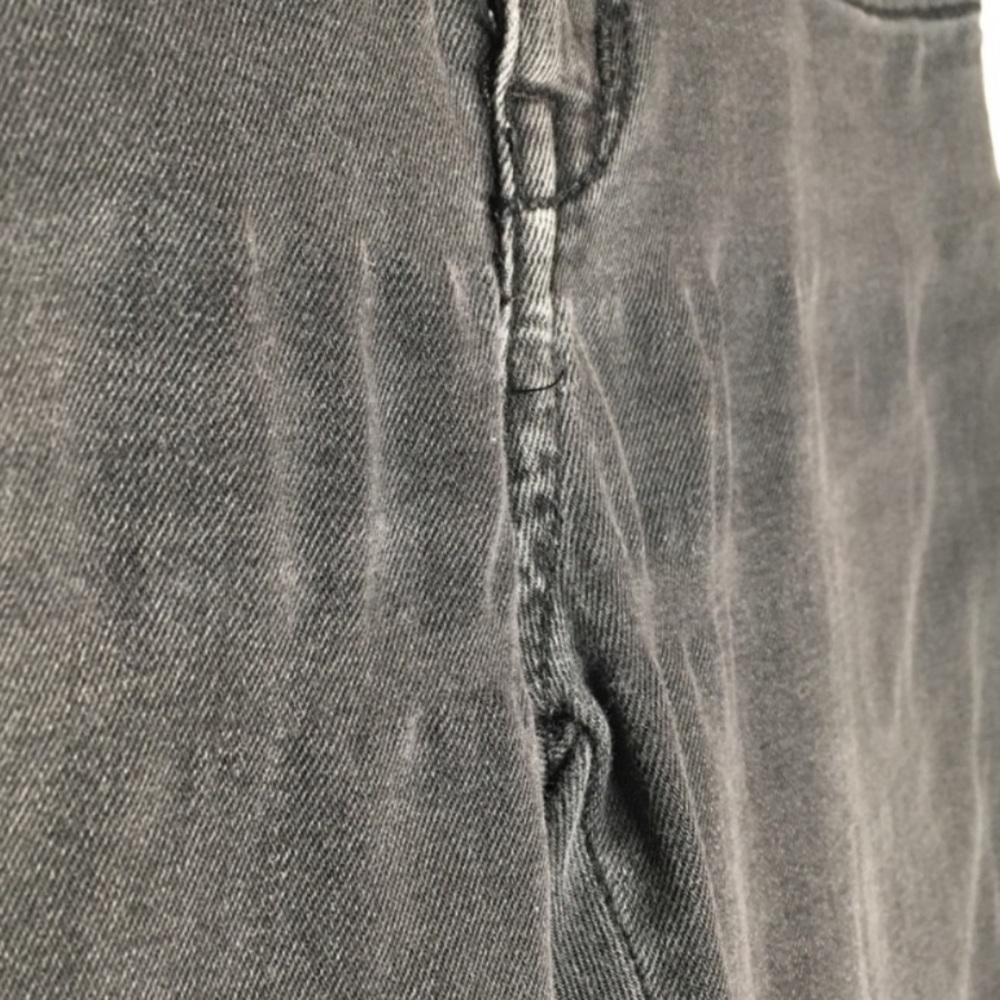 Zara Z1975 Basic Denim Black Distressed Jeans 4 - Picture 6 of 6